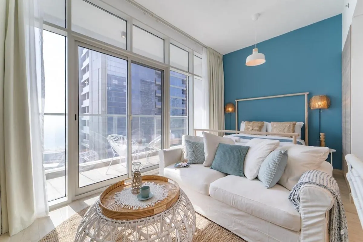 Apartment Charming Minimalist Studio Perfect For 4 In Dubai Marina